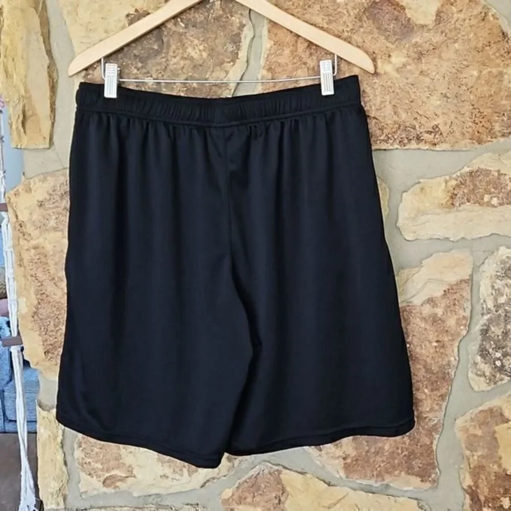 Champion Black Drawstring Waist Athletic‎ Shorts Sz 2XL